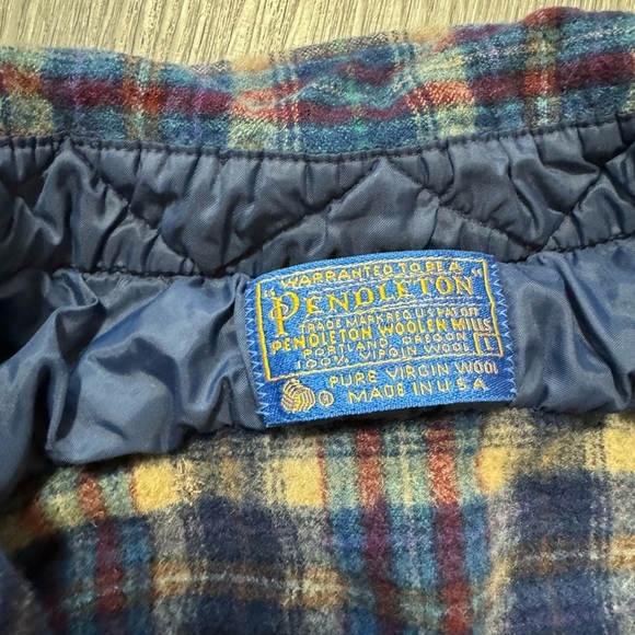 Kid’s Large Made in USA wool Pendleton Button Down - Picture 2 of 4